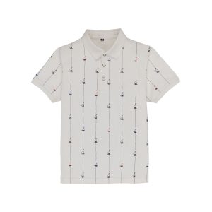 Status Quo Kids All Over Printed Polo T-Shirt