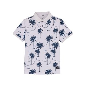 Status Quo Kids All Over Printed Polo T-Shirt