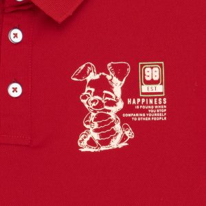 Status Quo Kids Back Printed Polo T-Shirt