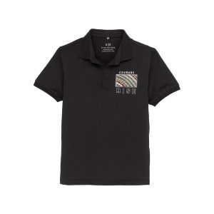Status Quo Kids Back Printed Polo T-Shirt