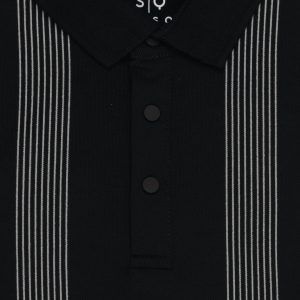 Status Quo Boys Verticle Striped Polo T-Shirt