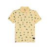 Status Quo Status Quo Boys All-Over Abstract Printed Polo Collar Tshirt