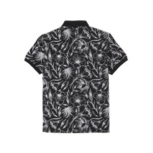 Status Quo Boys Graphic Print Polo Collar Half Sleeves Regular Fit Tshirt