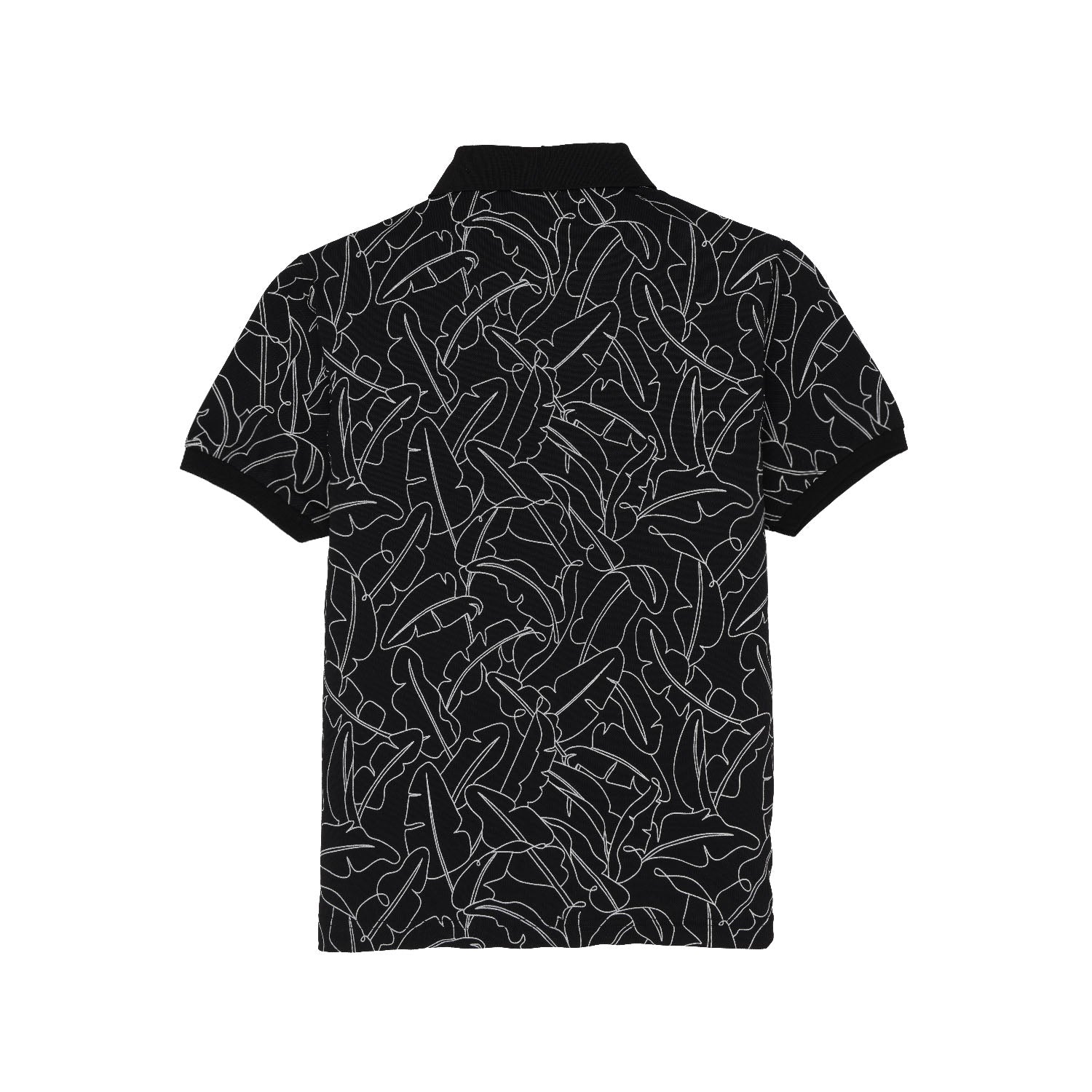 Status Quo Boys Abstract Print Polo Collar Half Sleeves Regular Fit Tshirt