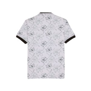 Status Quo Boys Floral Print Henley Neck Half Sleeves Regular Fit Tshirt