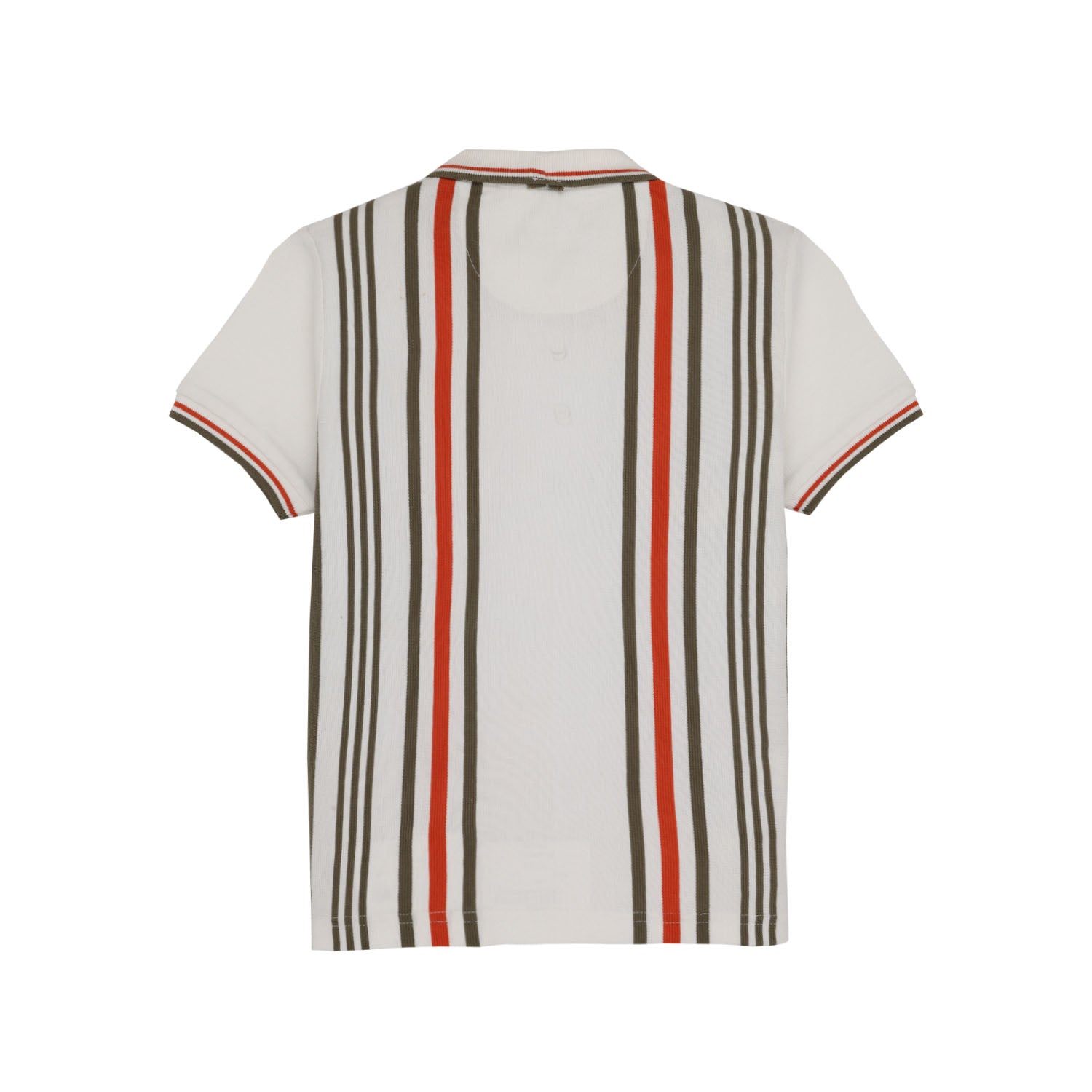 Status Quo Boys All-Over Striped Half Sleeves Regular Fit Tshirts