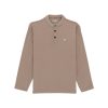 Status Quo Boys Solid Henley Neck Full Sleeves Regular Fit T-Shirt With Chest Brand Logo
