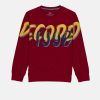 Boys Solid Round Neck Sweatshirt