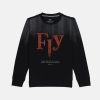 Boys Solid Round Neck Sweatshirt
