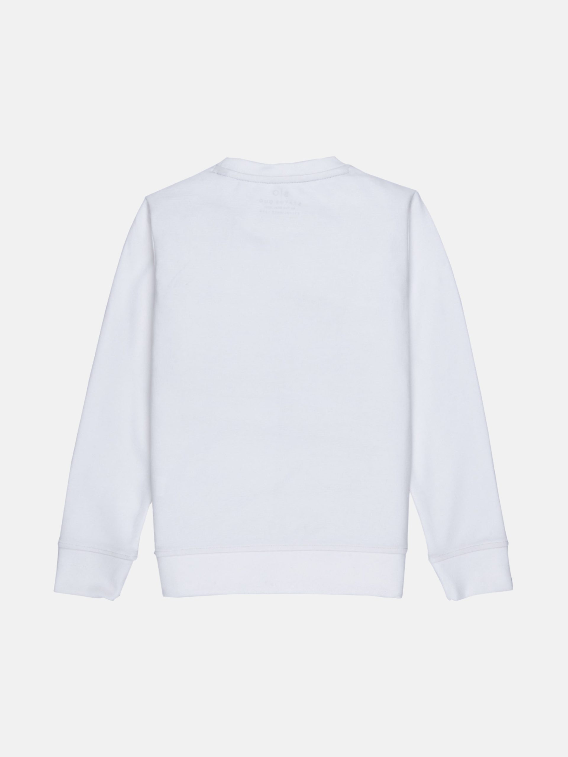 Boys Solid Round Neck Sweatshirt