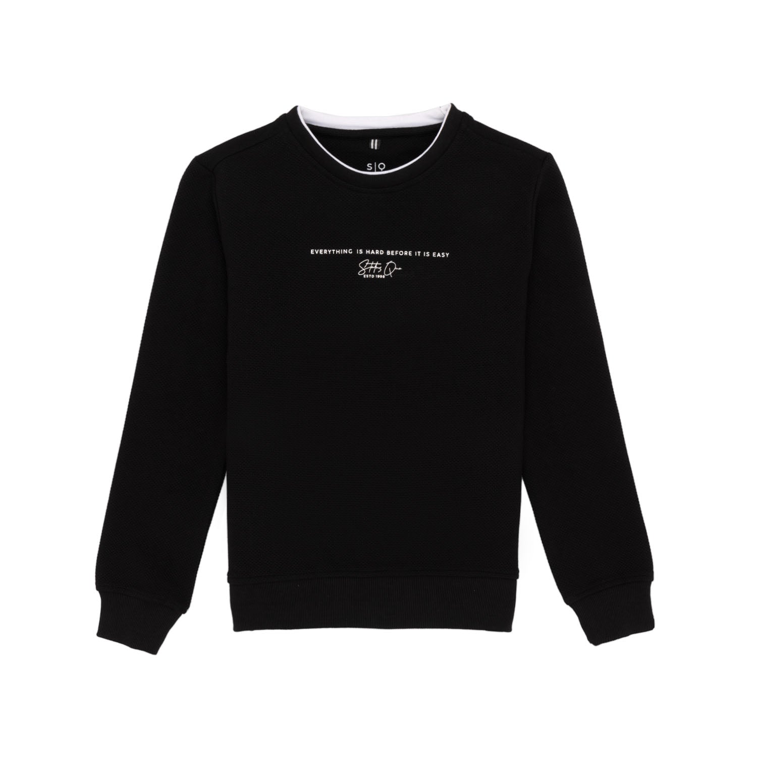 Boys Solid Lightweight Sweatshirt