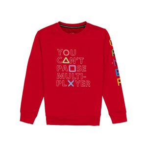 Boys Printed Lightweight Sweatshirt