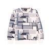 Status Quo Boys All Over Abstract Print Regular Fit Full Sleeves Lighwieght Sweatshirt