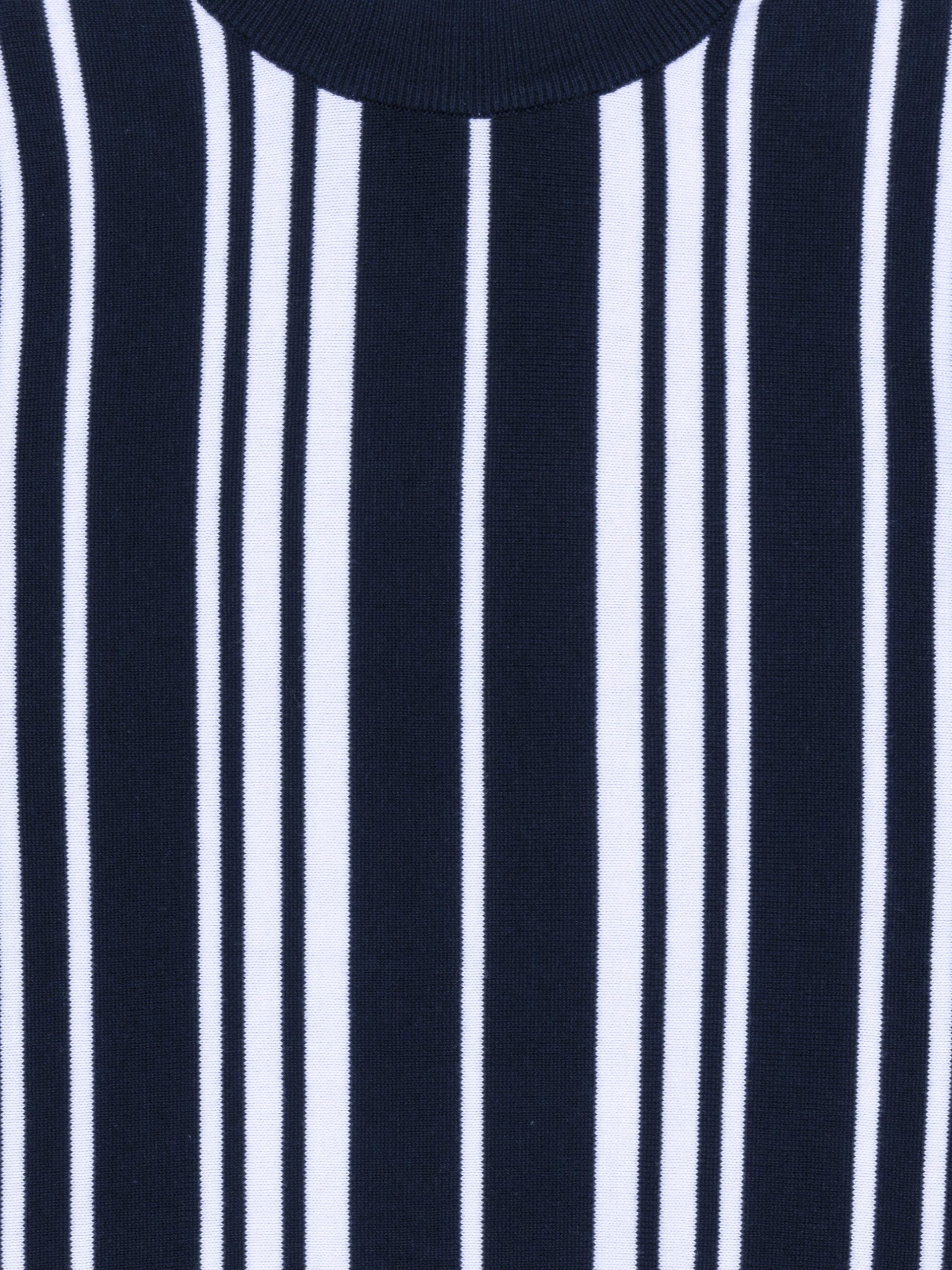 Boys Striped Turtle Neck Sweater