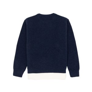 Status Quo Boys Checkered Round Neck Sweater