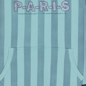Boys Striped Hooded Sweatshirt