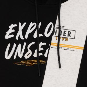 Status Quo Boy'S Mix & Match Hooded Sweatshirt