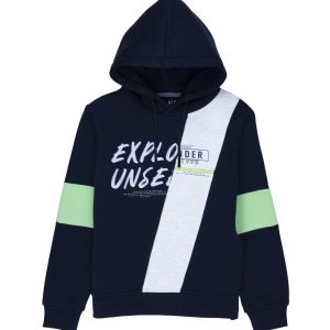 Status Quo Boy'S Mix & Match Hooded Sweatshirt