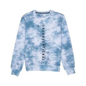 Boys All Over Printed Hooded Sweatshirt