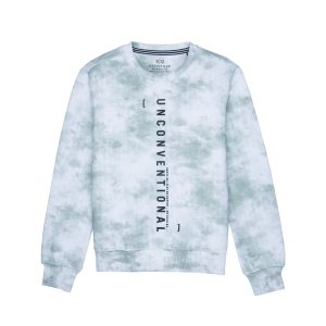 Boys All Over Printed Hooded Sweatshirt