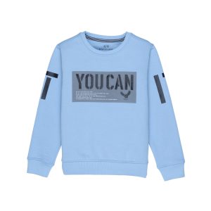 Boys Printed Hooded Sweatshirt
