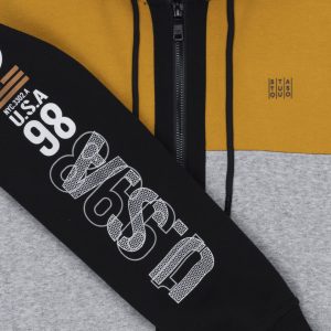 Status Quo Boy'S Colour Blocking Hooded Sweatshirt