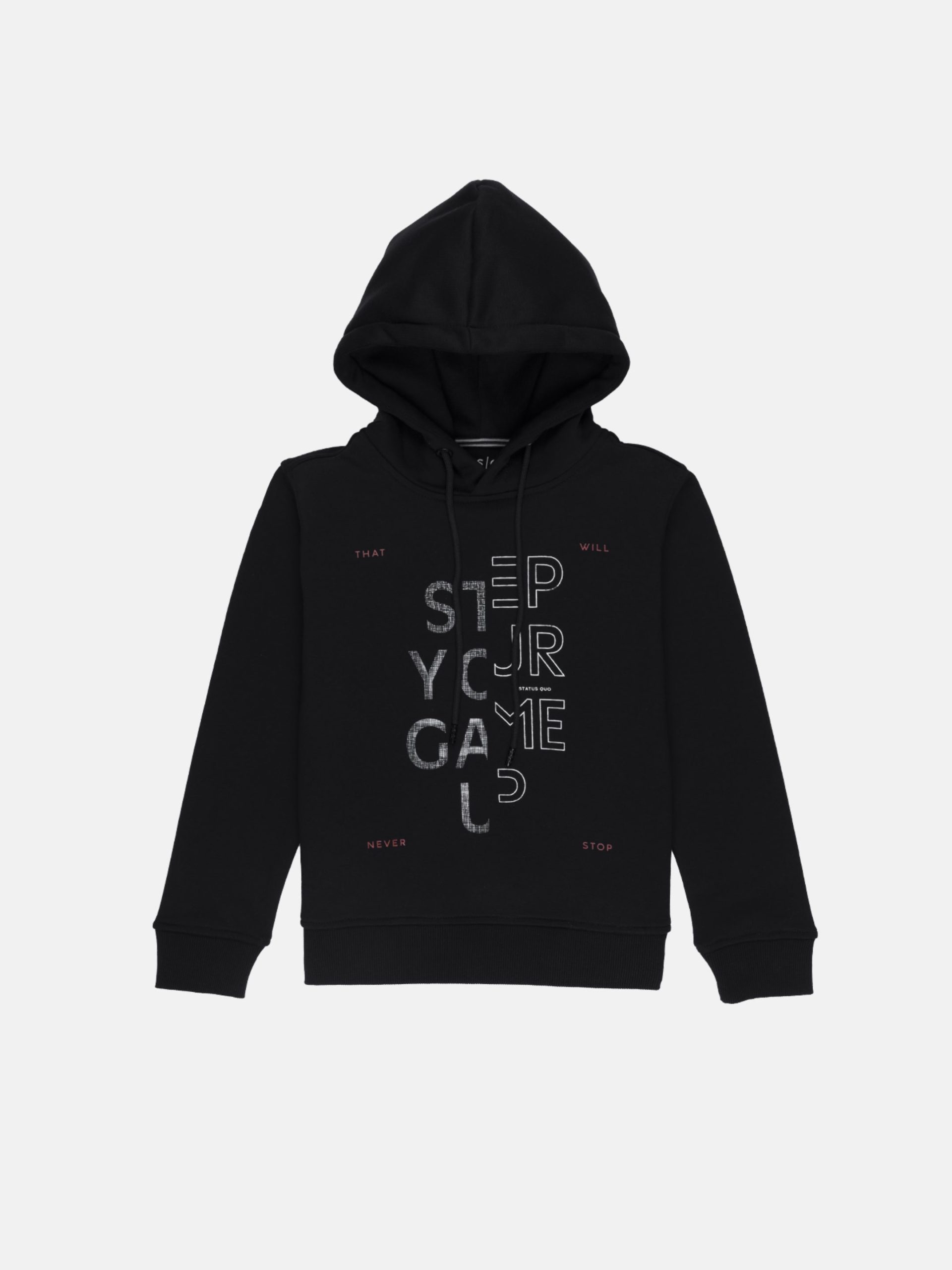 Boys Printed Hooded Sweatshirt
