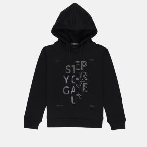 Boys Printed Hooded Sweatshirt