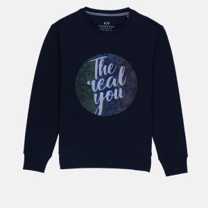 Boys Printed Round Neck Sweatshirt