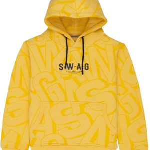 Status Quo Boys Printed Sweatshirt With Hoodie