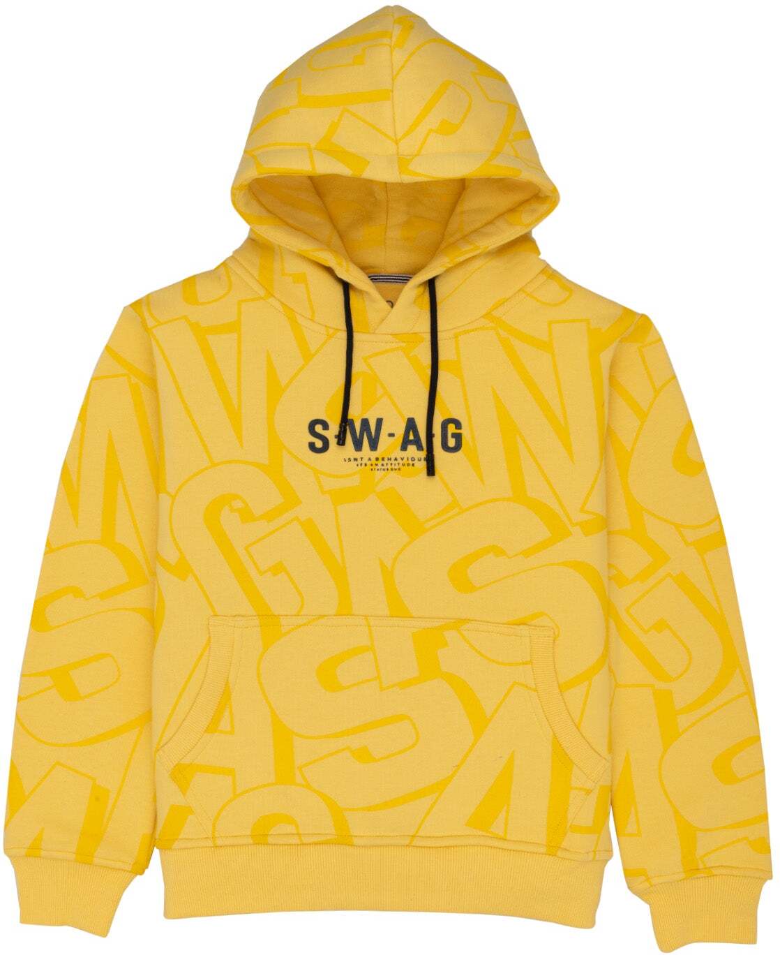 Status Quo Boys Printed Sweatshirt With Hoodie