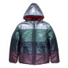 Boys Colour Blocking Hooded Jacket