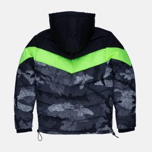 Status Quo Boys Quilted Hooded Jacket
