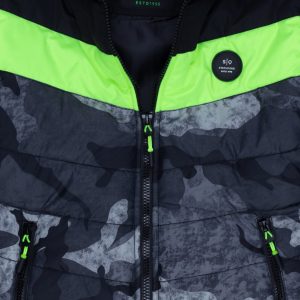 Status Quo Boys Quilted Hooded Jacket