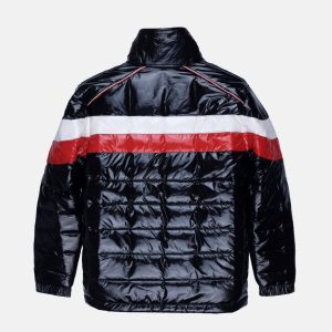 Boys Colour Blocking High Neck Jacket