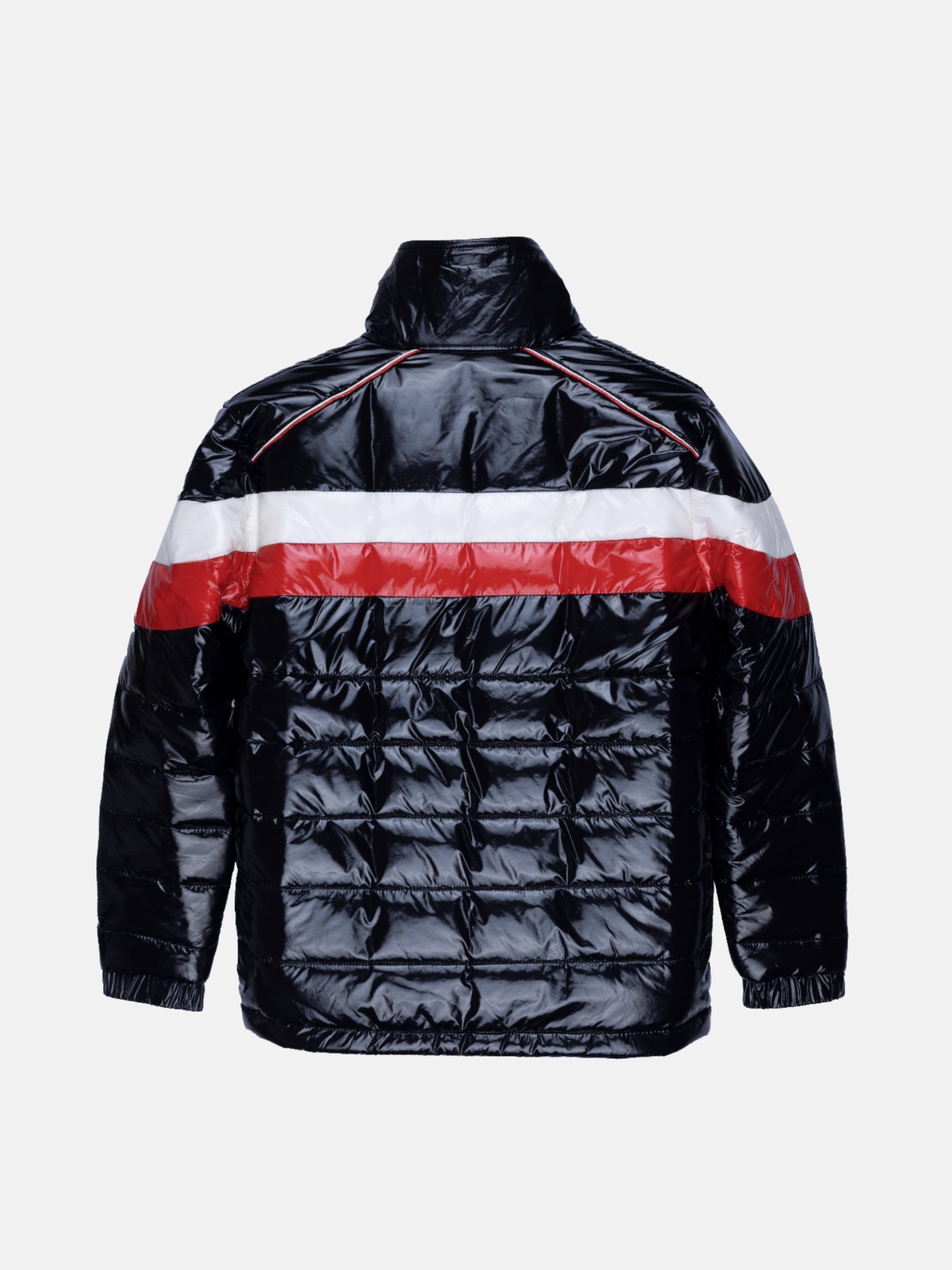 Boys Colour Blocking High Neck Jacket