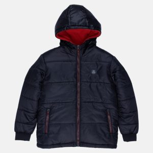 Boys Quilted Hooded Jacket