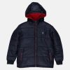 Boys Quilted Hooded Jacket