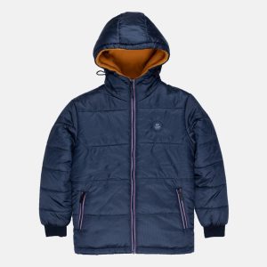 Boys Quilted Hooded Jacket