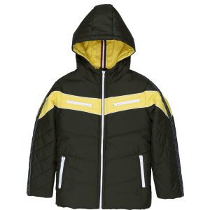 Boys Colour Blocking Hooded Jacket