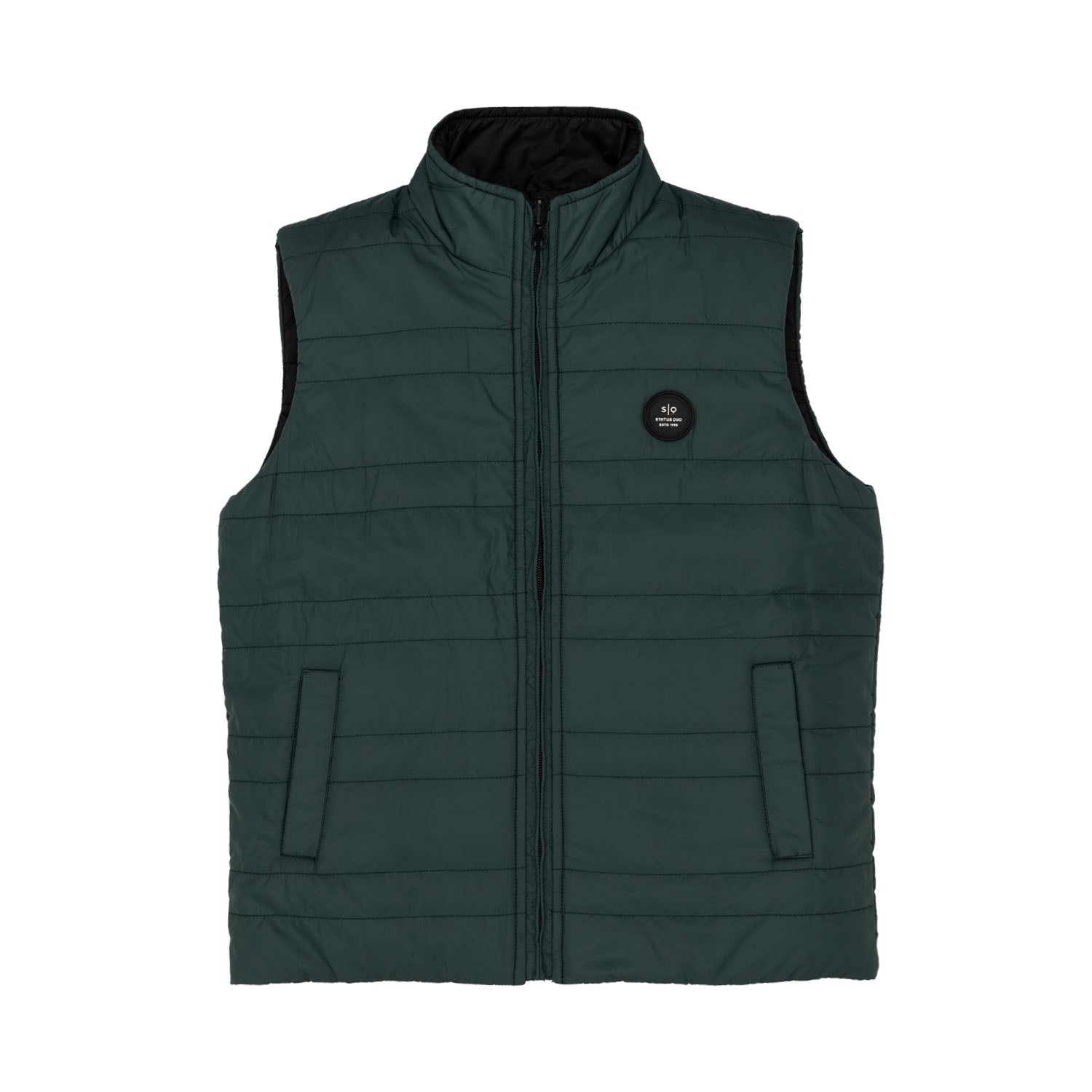 Status Quo Boys Solid High Neck Jacket