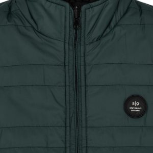 Status Quo Boys Solid High Neck Jacket