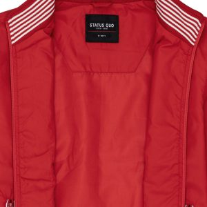 Boys Solid High Neck Jacket