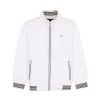 Boys Solid High Neck Jacket