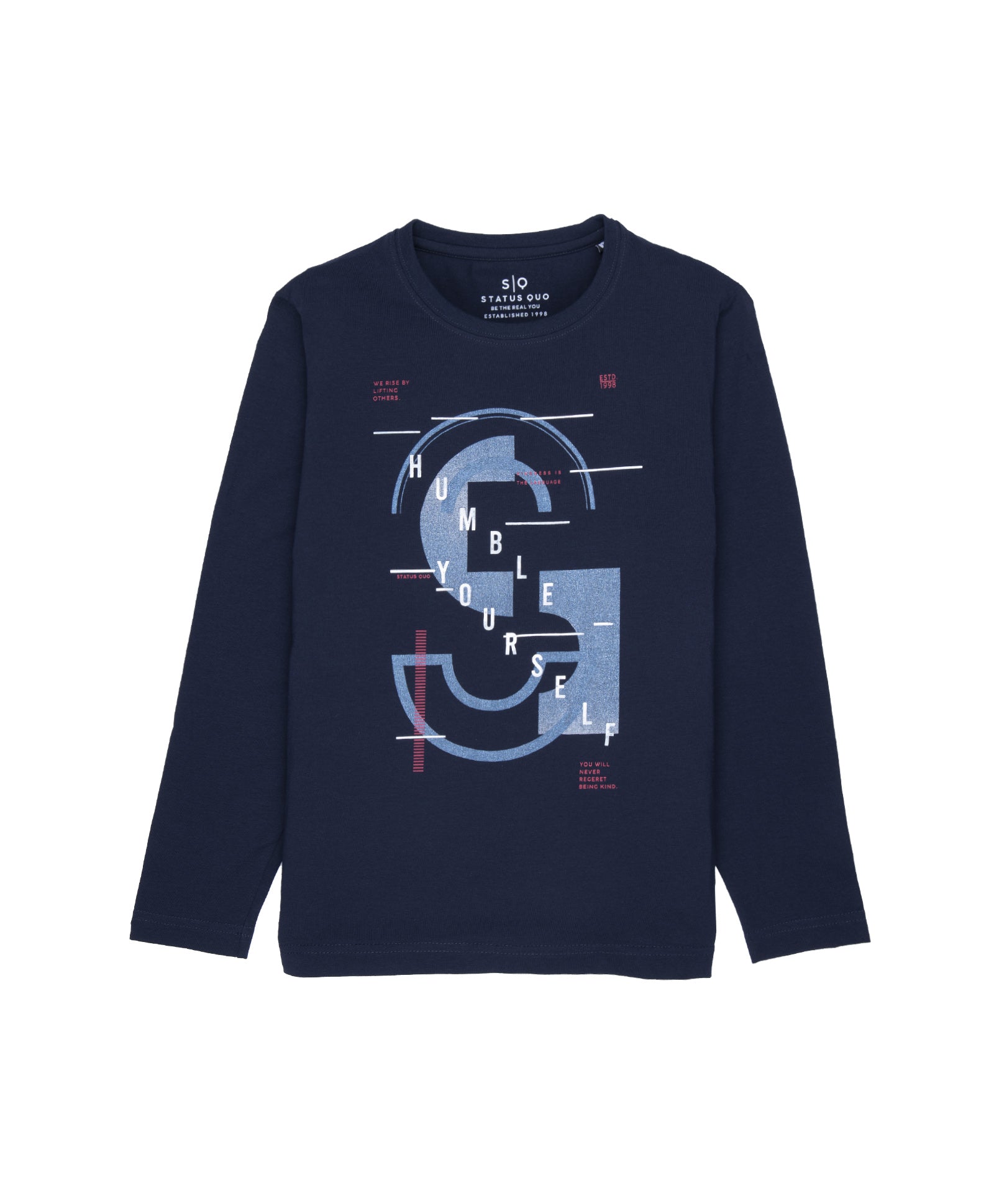 Status Quo Boy'S Round Neck Regular Fit Tshirts