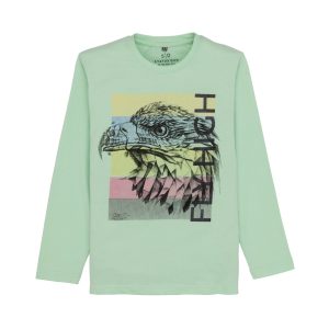 Status Quo Boys Printed Round Neck T-Shirt