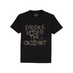 Status Quo Boys Typography Print Round Neck Half Sleeves Regular Fit Tshirt