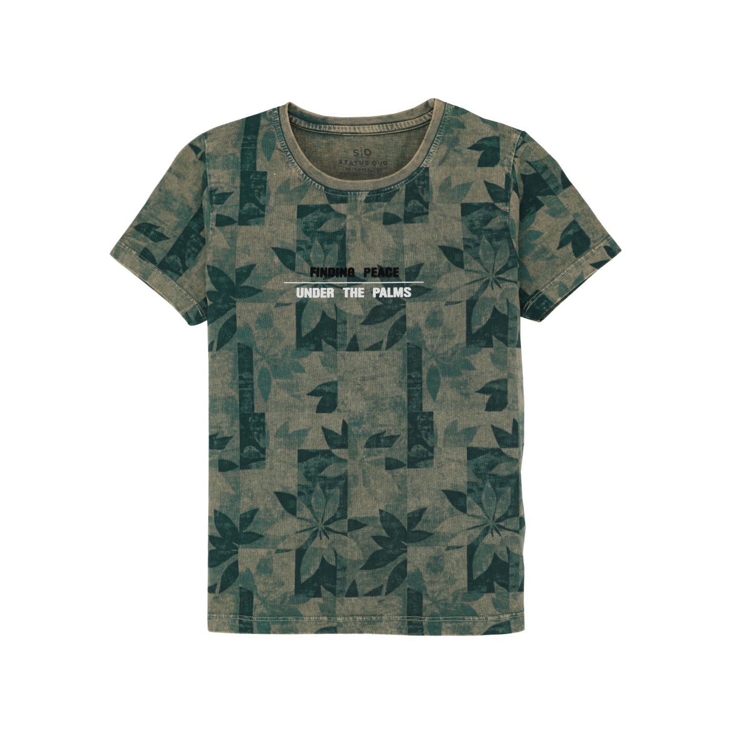 Status Quo Kids Boys All-Over Printed Short Sleeves Regular Fit Tshirts