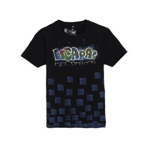 Status Quo Boys Geometric Print Round Neck Half Sleeves Regular Fit Tshirt