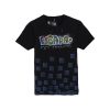 Status Quo Boys Geometric Print Round Neck Half Sleeves Regular Fit Tshirt